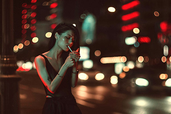 عکاسی پرتره در شب