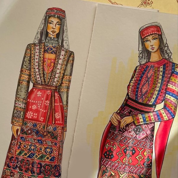 طراحی لباس سنتی