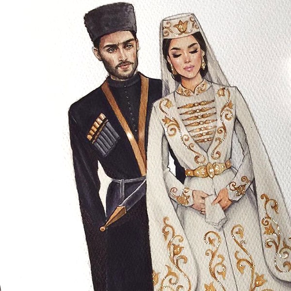طراحی لباس سنتی