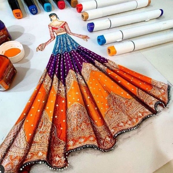 طراحی لباس سنتی