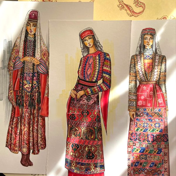 طراحی لباس افغانی