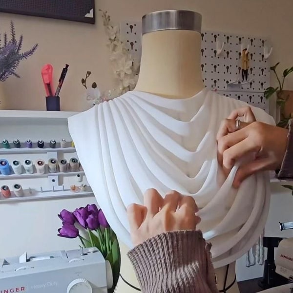 دراپینگ در طراحی لباس