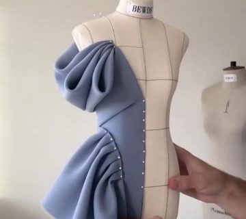 دراپینگ در طراحی لباس