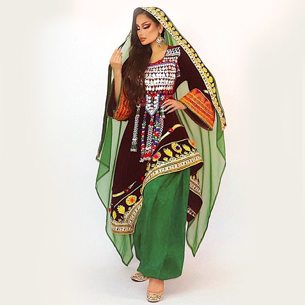 طراحی لباس افغانی