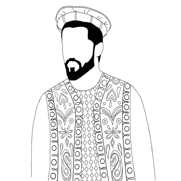 طراحی لباس افغانی