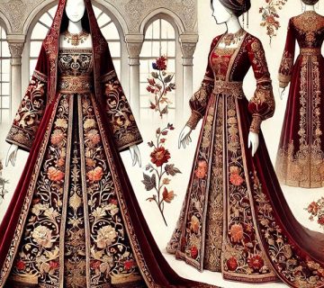 طراحی لباس ترکمن