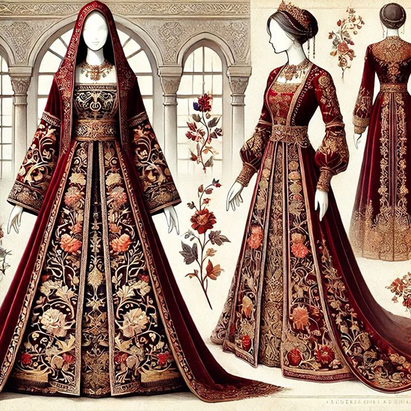 طراحی لباس ترکمن